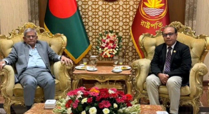 রাষ্ট্রপতির সঙ্গে নোবিপ্রবি উপাচার্যের সাক্ষাৎ, ২৪ জানুয়ারি সমাবর্তনে অতিথি থাকতে সম্মতি